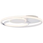 Brilliant Runda Plafondlamp Metaal Silicone Wit 45W 5200lm - 830-865 CCT | 500mm - Afstandsbediening Dimbaar