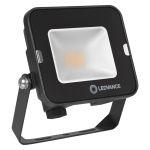 Ledvance LED Breedstraler Compact Zwart 10W 1000lm 100D - 840 Koel Wit | IP65 - Symmetrisch 