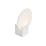 Nordlux Hester Wandlamp Glas Wit - 9.5W 900lm - 930 Warm Wit | IP44 - Beste Kleurweergave - 3-Staps Dimbaar