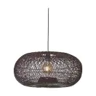 Good&Mojo Hanglamp Arizona Rattan Burgundy L | Geschikt voor 1x E27 