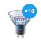 Voordeelpak 10x Philips MASTER LED Spot ExpertColor GU10 PAR16 3.9W 280lm 36D - 930 Warm Wit | Beste Kleurweergave - Dimbaar - Vervangt 35W