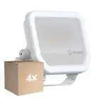 Voordeelpak 4x Ledvance LED Breedstraler Aluminium Wit 17W 2200lm 100D - 830 Warm Wit | IP66 - Symmetrisch